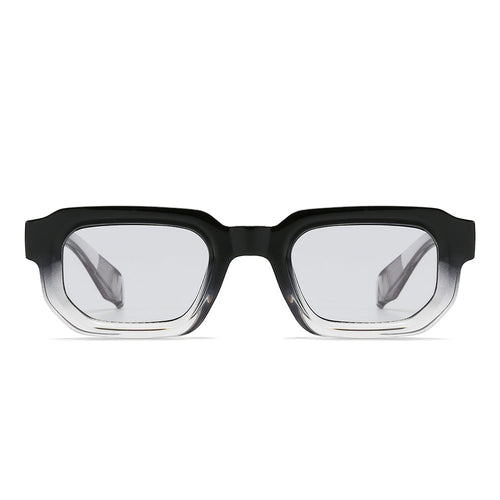 Acetate Rectangle Full-Rim Tinted Sunglasses